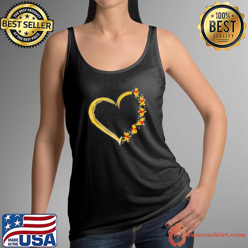 Heart love bear pooh disney s Tank Top