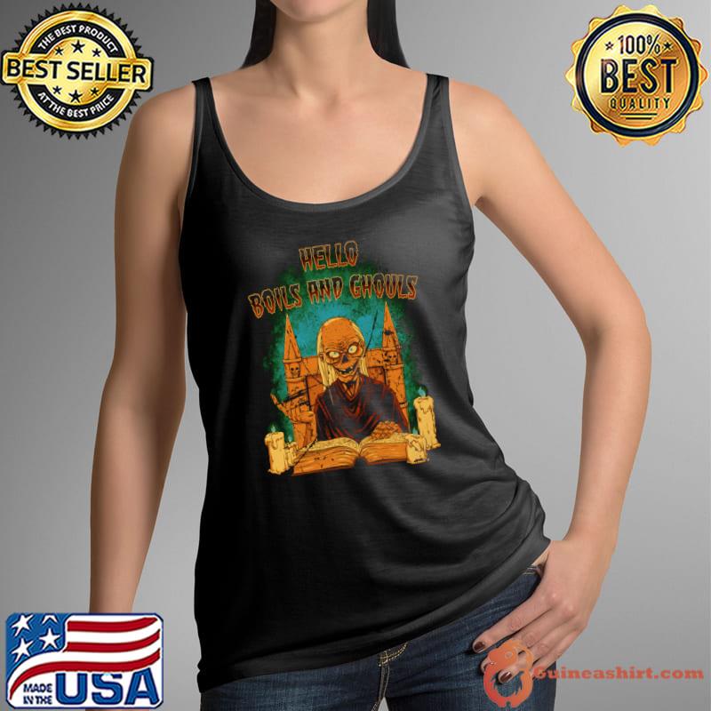 Hello Boils And Ghouls Cryptic Chronicles Supernatural Horror-Themed T-Shirt
