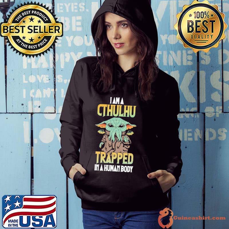 I am a cthulhu trapped in a human boy yoga old s Hoodie