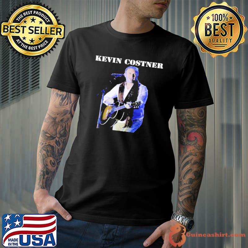 Kevin costner play guitar shirt