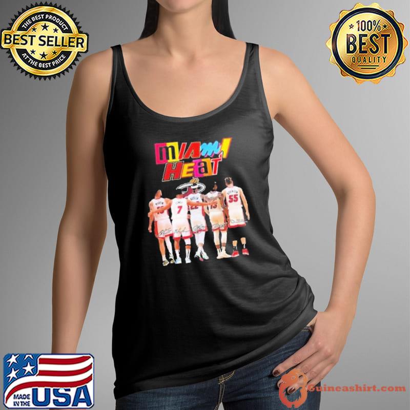 Miami Heat 2023 Martin Lowry Butler Adebayo And Robinson Signatures Shirt