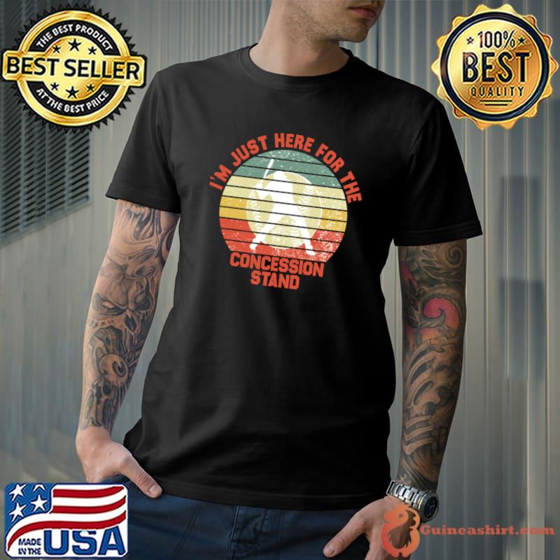 Nice i'm Just Here For The Concession Stand Vintage T-Shirt Unisex