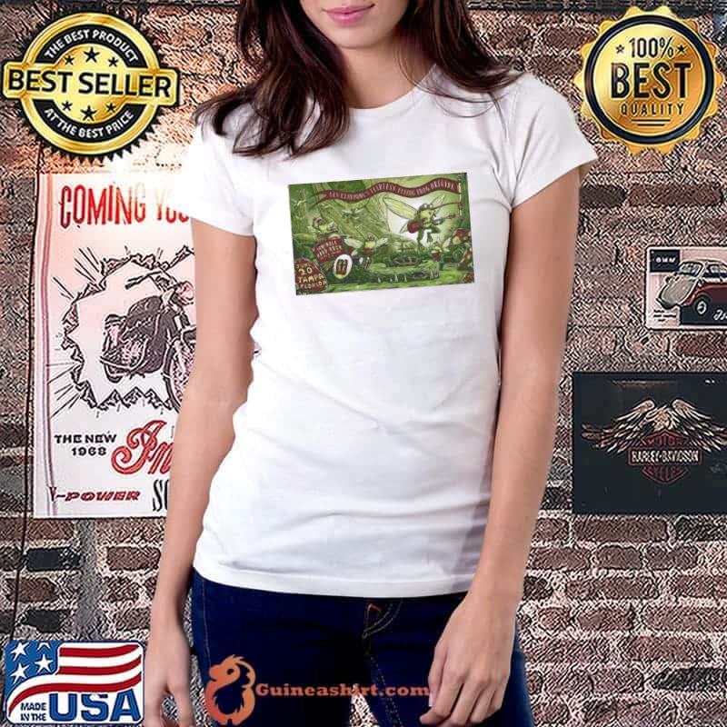 Nice les Claypool’s Fearless Flying Frog Brigade Hard Rock Event Center Tampa FL 2023 Shirt Ladiestee