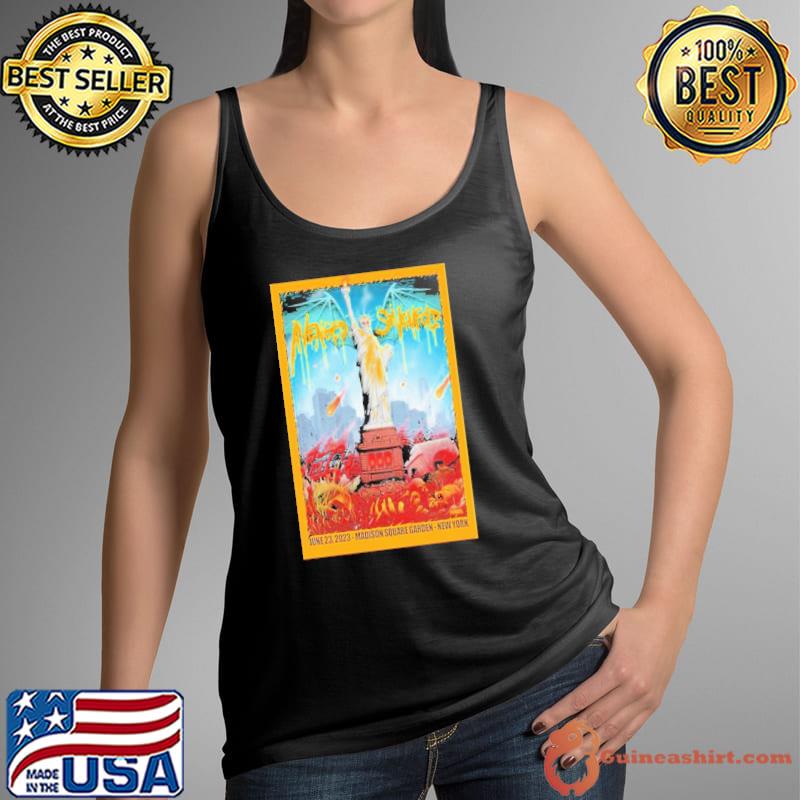 Official avenged sevenfold june 23 2023 madison square garden ny tour 2023 limited shirt