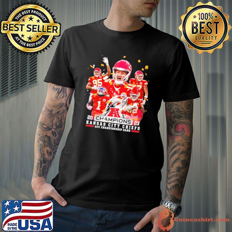 Official champions 2023 kansas city chiefs afc championship game shirt -  Guineashirt Premium ™ LLC