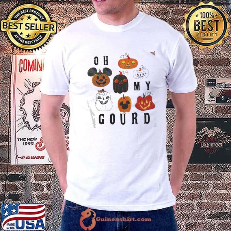 Official retro Mickey Mouse Pumpkin Oh My Gourd Disney Halloween Mickey’s shirt