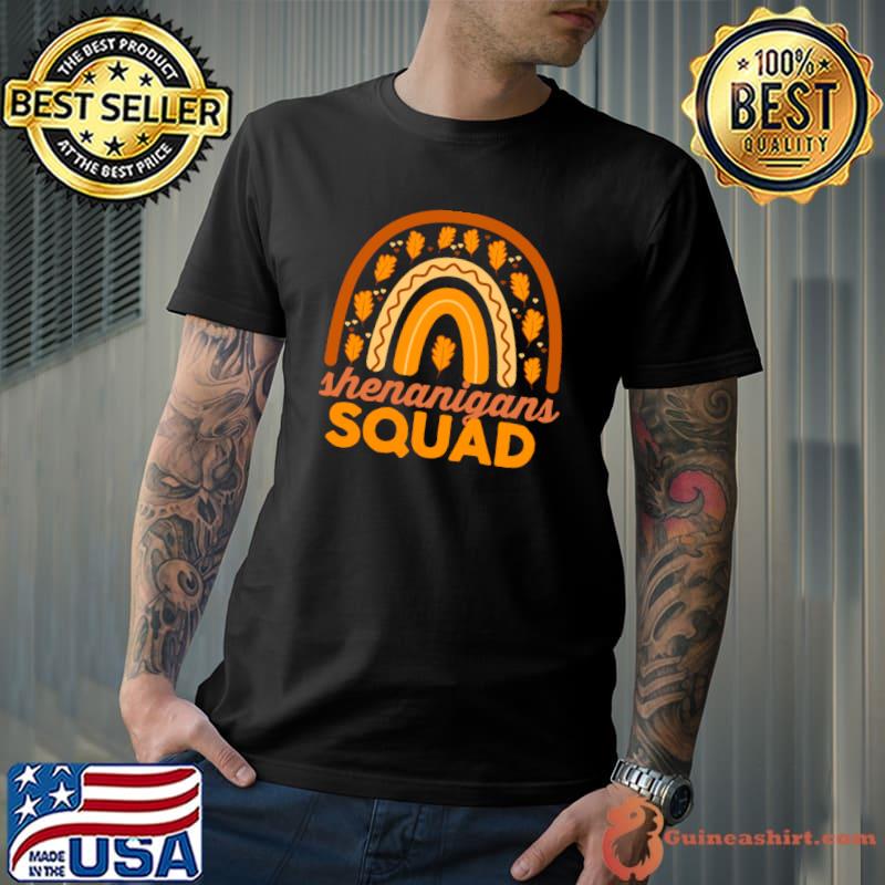 Official shenanigans Squad Autumn Rainbow T-Shirt Unisex