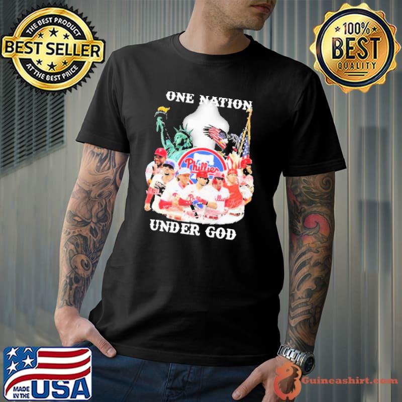 One Nation under God Philadelphia Phillies signature 2023 shirt
