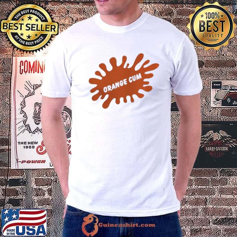 Orange Cum shirt