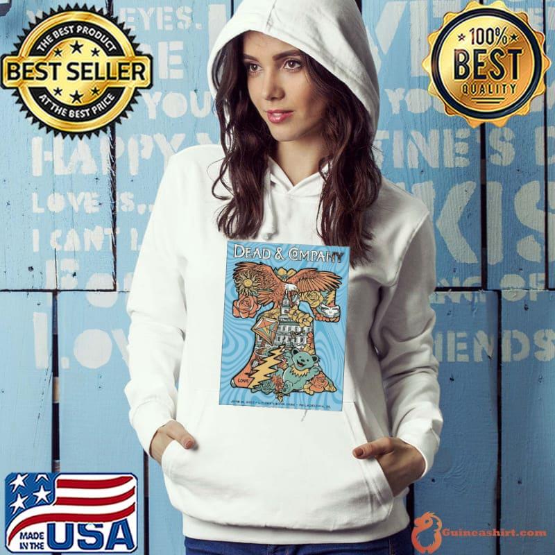 Original dead & Company June 15 2023 Citizens Bank Park Philadelphia Pa Shirt Hoodie