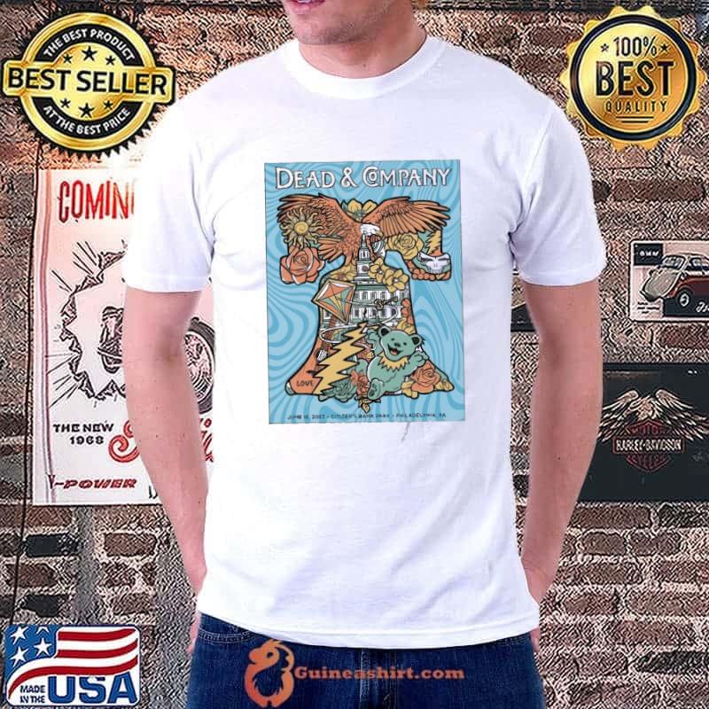 Original dead & Company June 15 2023 Citizens Bank Park Philadelphia Pa Shirt