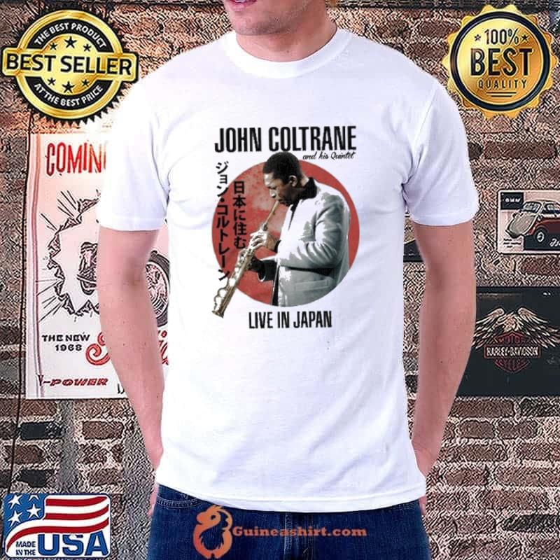 Original john Coltrane And Hit Quintet Live in Japan Blood Moon Shirt