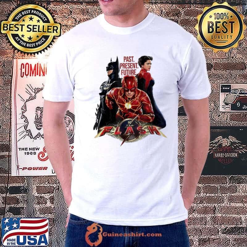 Past Present Future Brand New Promotional Images For The Flash Movie Dc Comics shirt