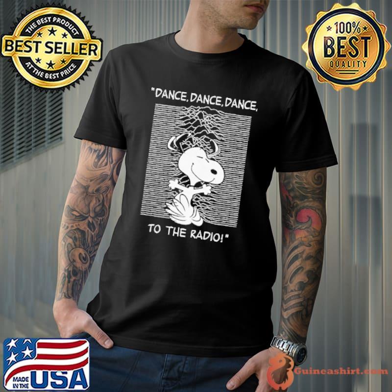 Premium dance dance dance to the radio snoopy shirt