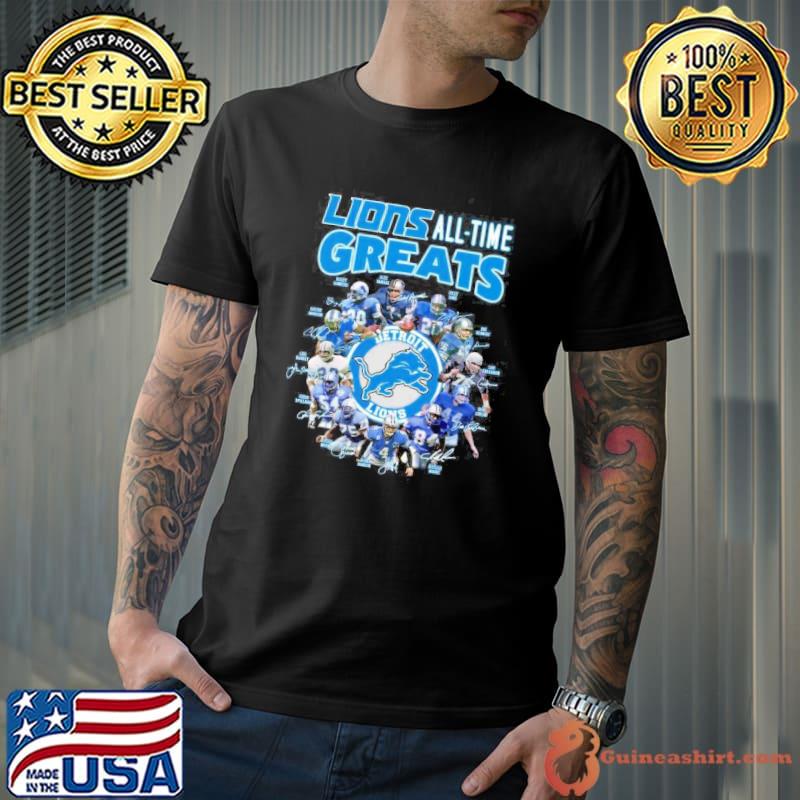Premium detroit Lions Members All-Time Greats Signature shirt