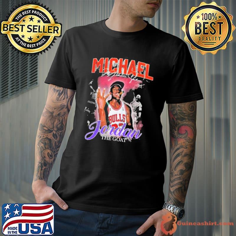 Premium michael jordan the goat signature football shirt
