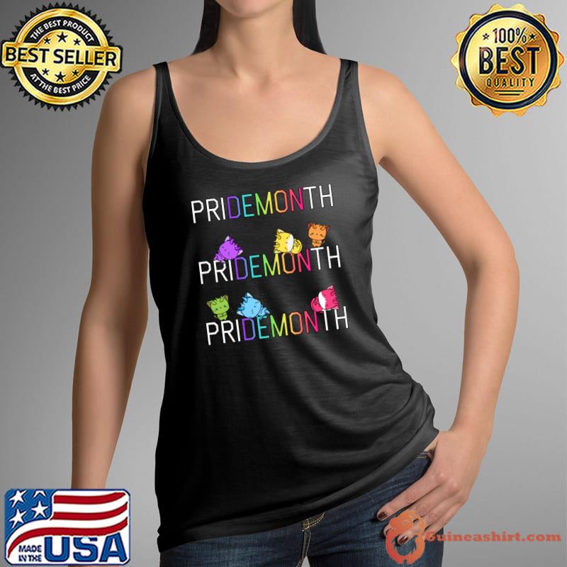 Pride Month Demon Kitten Cat Demons T-Shirt