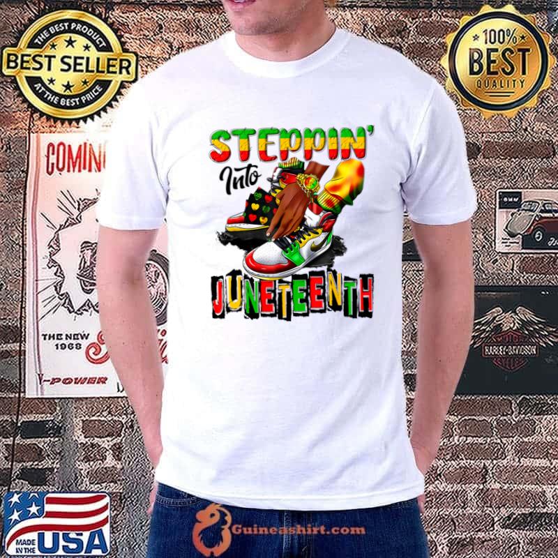 Steppin' Into Juneteenth Ancestral Legacy T-Shirt