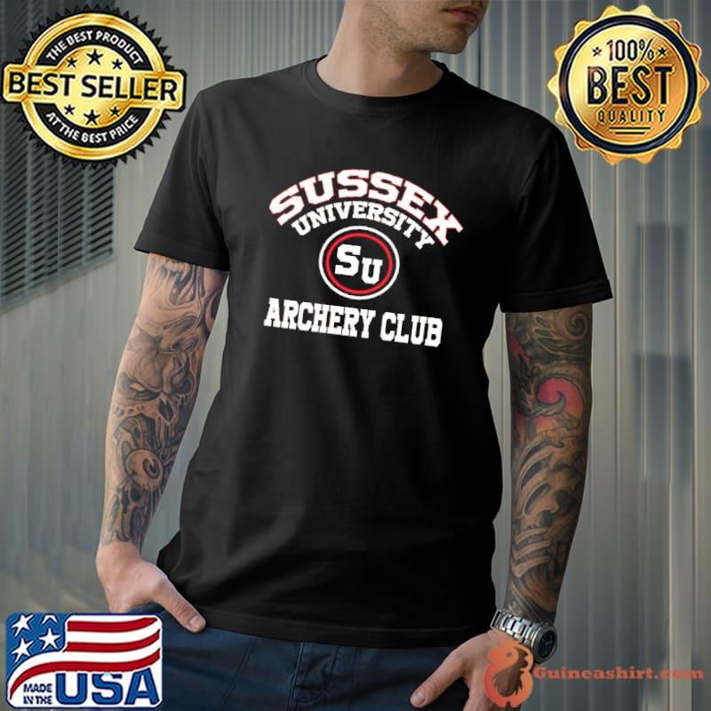 Sussex university archery club shirt