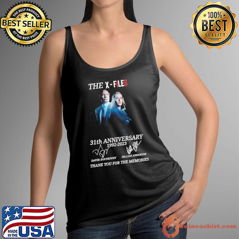 The X-files 31th anniversary thank you for the memoreis signatue shirt