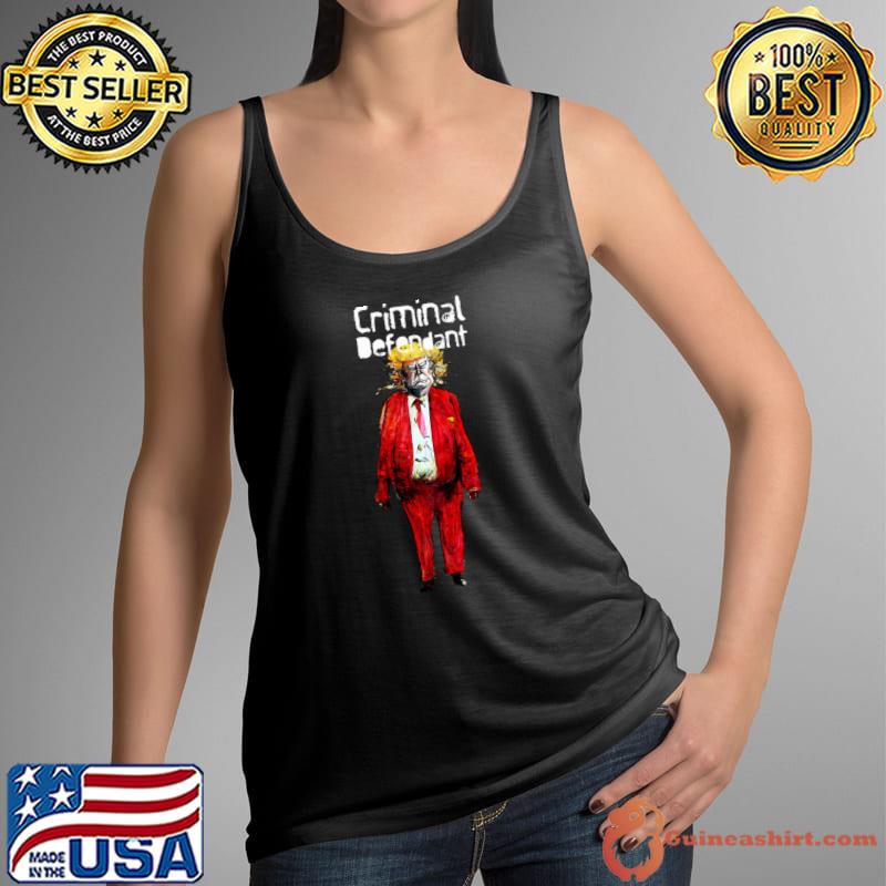 Trump Criminal Defendant On A Dark T-Shirt