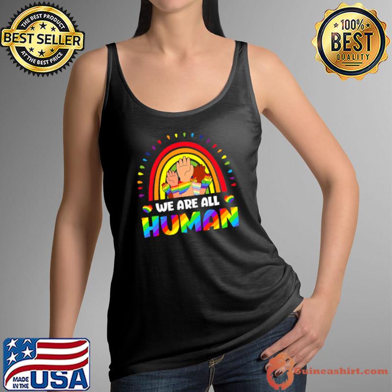 Rainbow Pride Tank Top Rainbow American Flag Tank Lgbt 