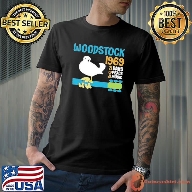 Woodstock 1969 3 days of peace and music shirt