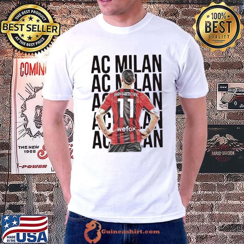 Zlatan Ibrahimovic AC Milan legend soccer shirt