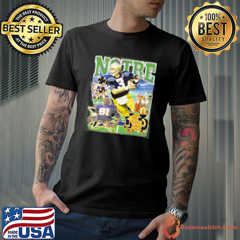 90’s Inspired University Of Notre Dame basketball shirt