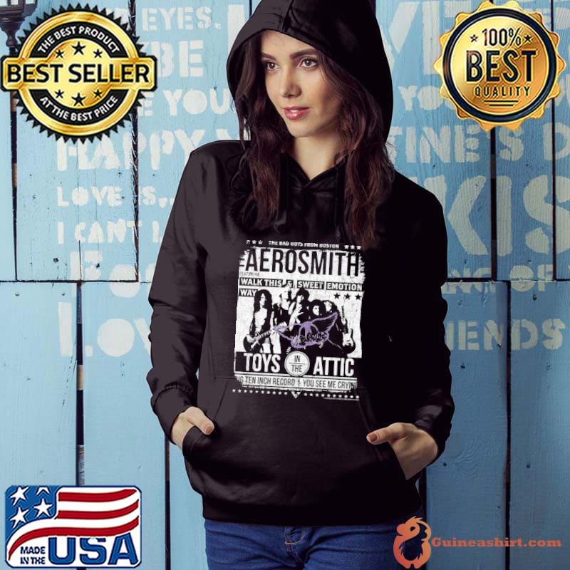 Aerosmith Toys in the Attic Promotional Poster Mens Unisex Vintage T-shirt