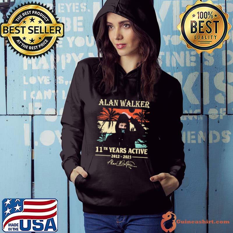 Alan walker 11th years active 2012 2023 signature vintage s Hoodie
