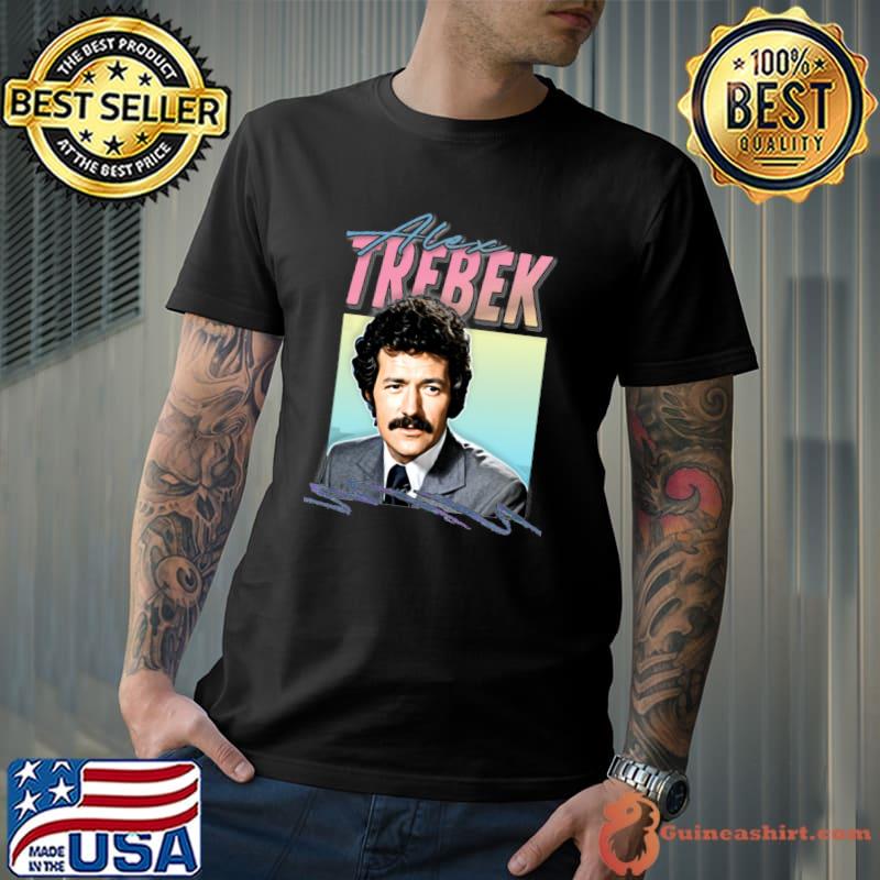 Alex Trebek Canadian American game show Retro T-Shirt