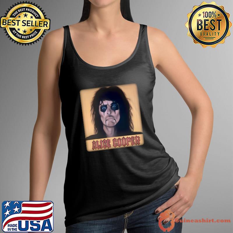 Alice Cooper 1948 American Rock Singer Guitar T-Shirt Tank Top