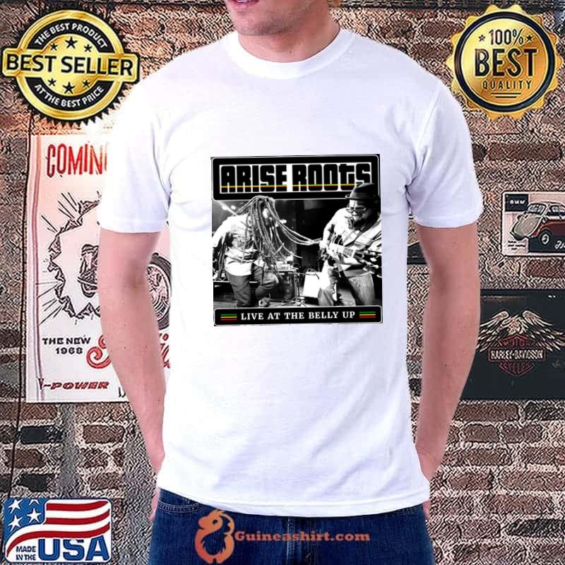 Arise Roots Live At The Belly Up Play Guitar T-Shirt