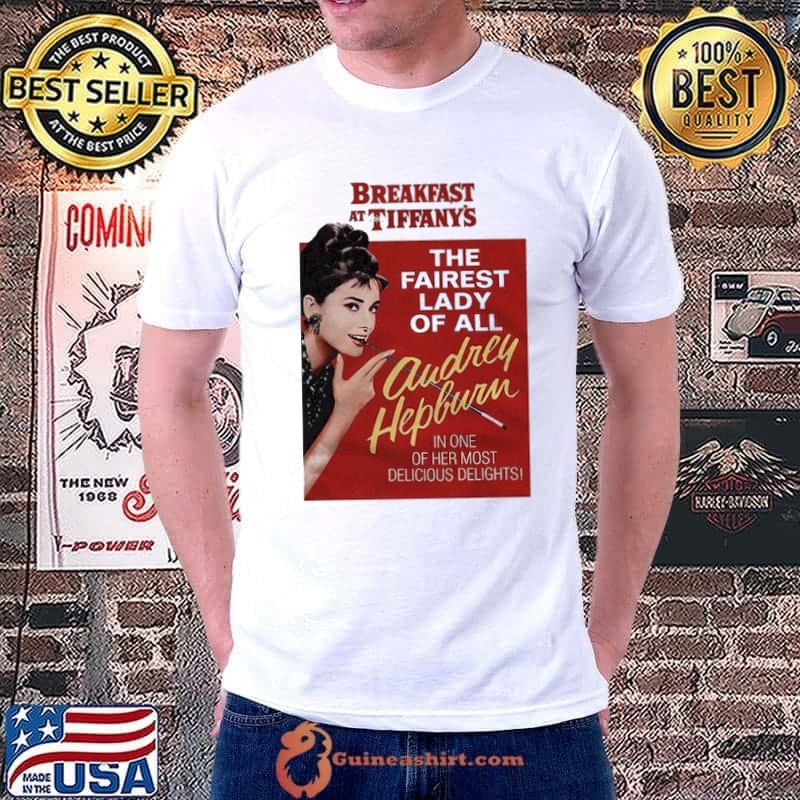 Audrey Hepburn Breakfast at Tiffany's 60s Poster Cult Movie shirt