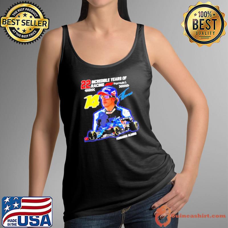 Awesome 22 incredible years of racing fernando alonso signature s Tank Top