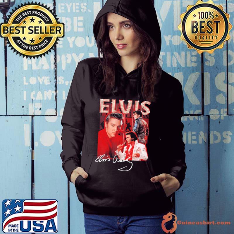 Awesome elvis singer singing american signature s Hoodie