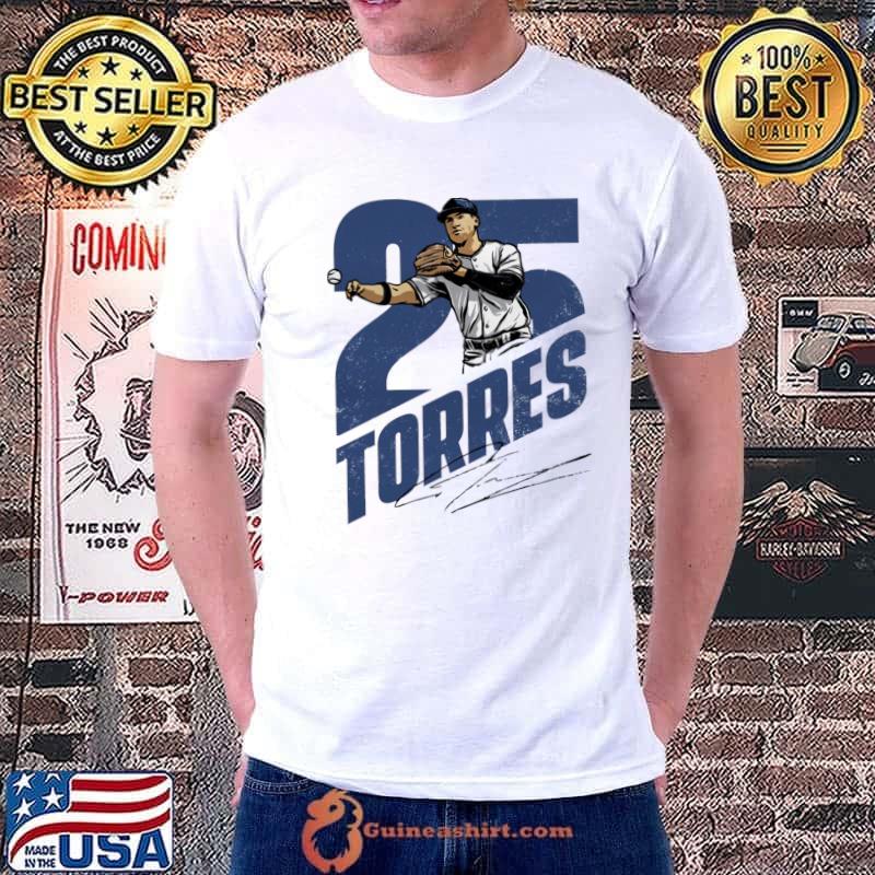 Awesome gleyber Torres New York Y Cut Signature T-Shirt