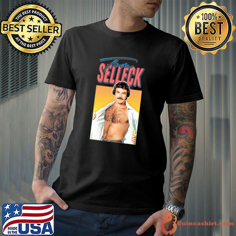 Awesome sexy Tom Selleck 80s an American actor T-Shirt