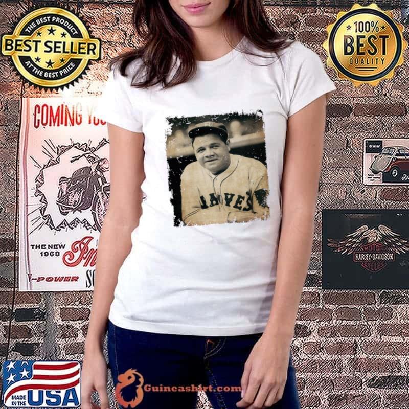 Babe Ruth Legend An American Baseball In Atlanta Braves T-Shirt -  Guineashirt Premium ™ LLC