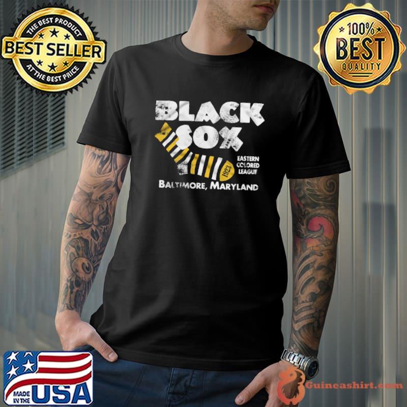 Baltimore Black Sox Hand-Painted T-Shirt Unisex
