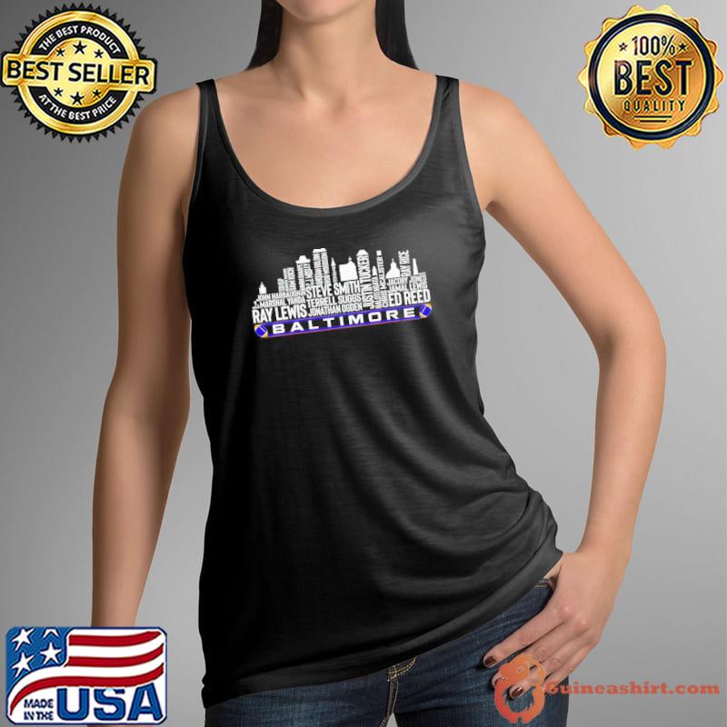 Baltimore city Baltimore Ravens team names shirt - Guineashirt Premium ™ LLC
