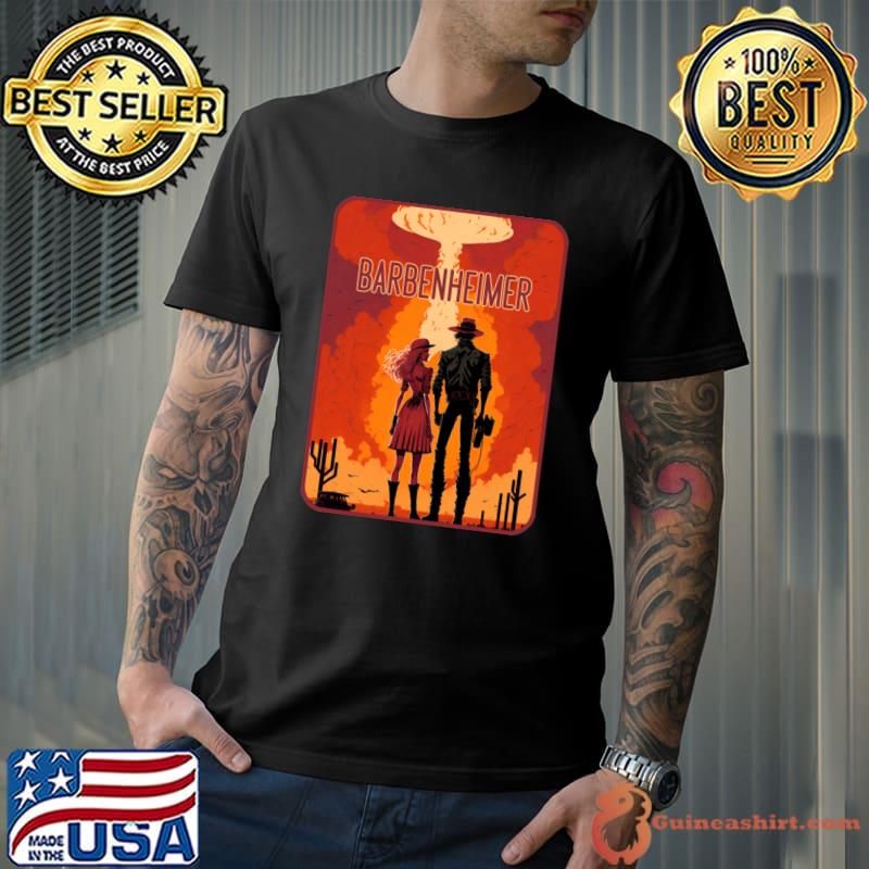 Barbenheimer Cinema Lovers Movie Barbie Oppenheimer T-Shirt