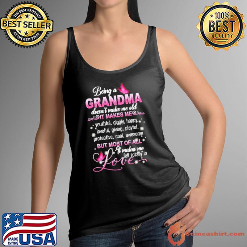 Being a grandma makes me love butterflies s Tank Top