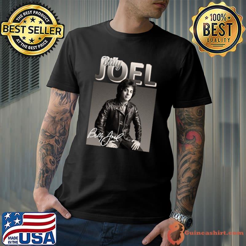 Billy Joel 80s Musician Signature American Singer Piano Man T-Shirt Unisex