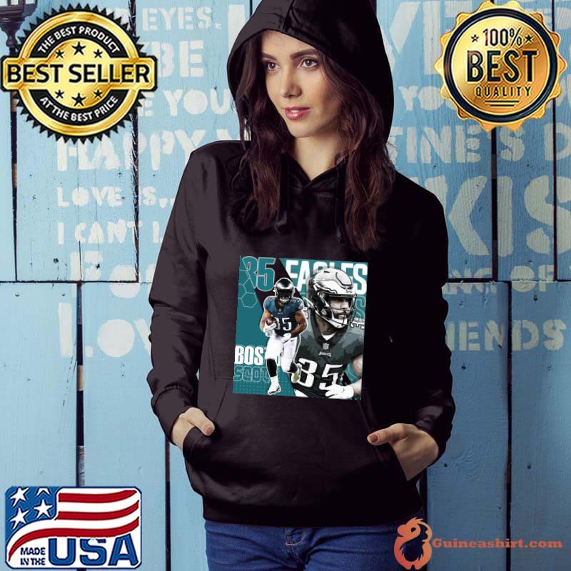 Boston Scott Football Design Poster Eagles T-Shirt