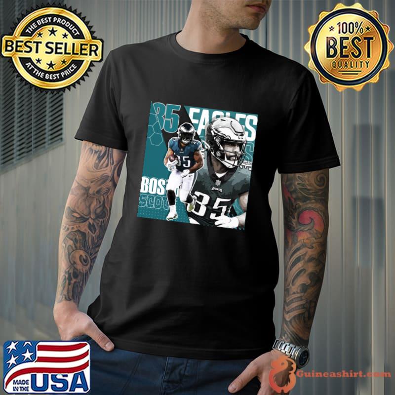 Boston Scott 35 Philadelphia Eagles football player poster shirt