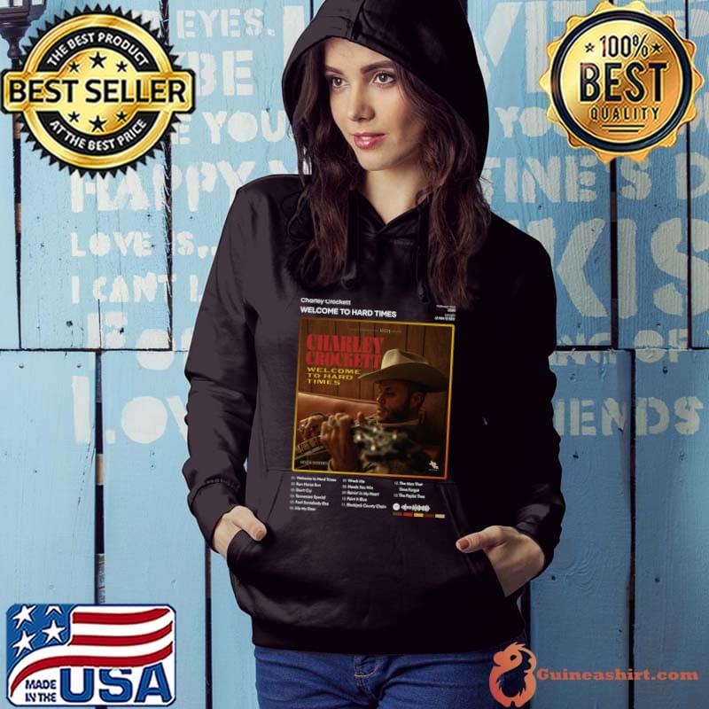 Charley Crockett Welcome to Hard Times Tracklist Album T-Shirt