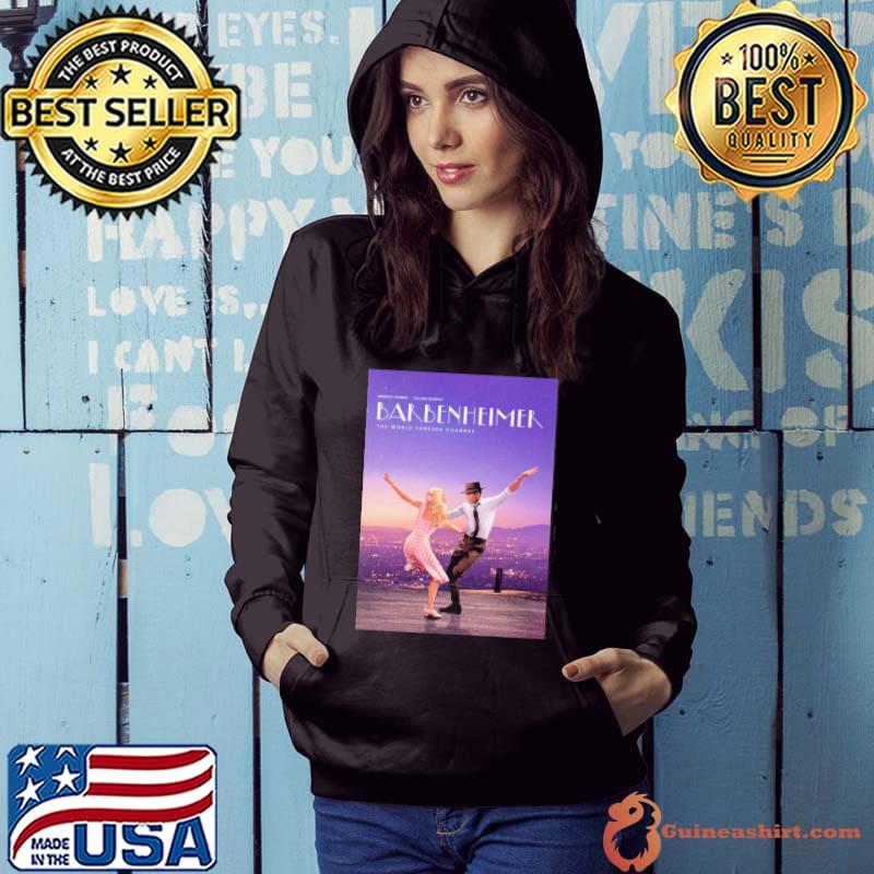 Cheap Margot Robbie And Cillian Murphy Barbenheimer Poster s Hoodie