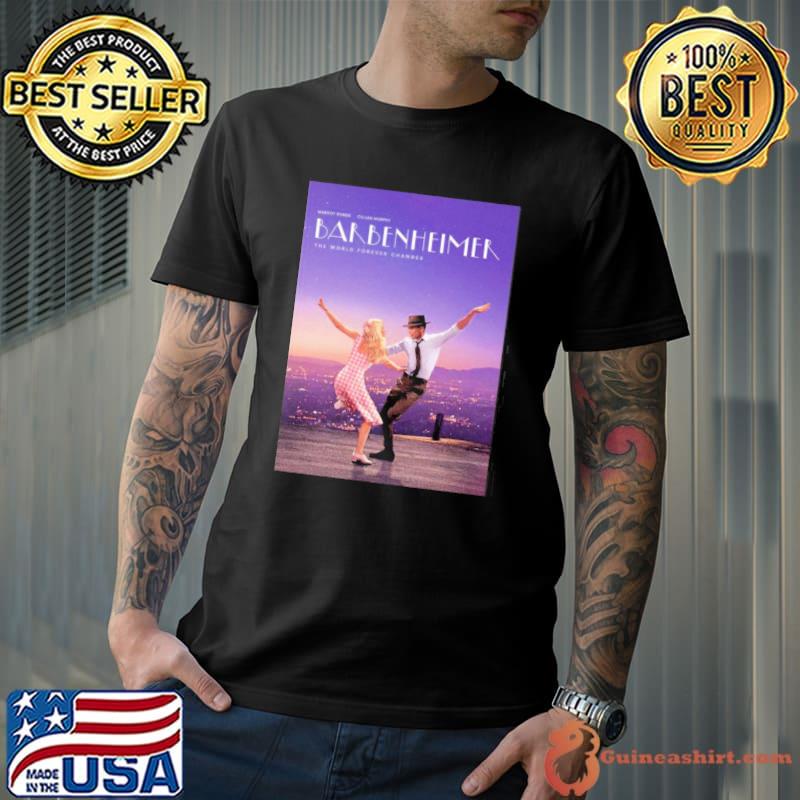 Cheap Margot Robbie And Cillian Murphy Barbenheimer Poster shirt